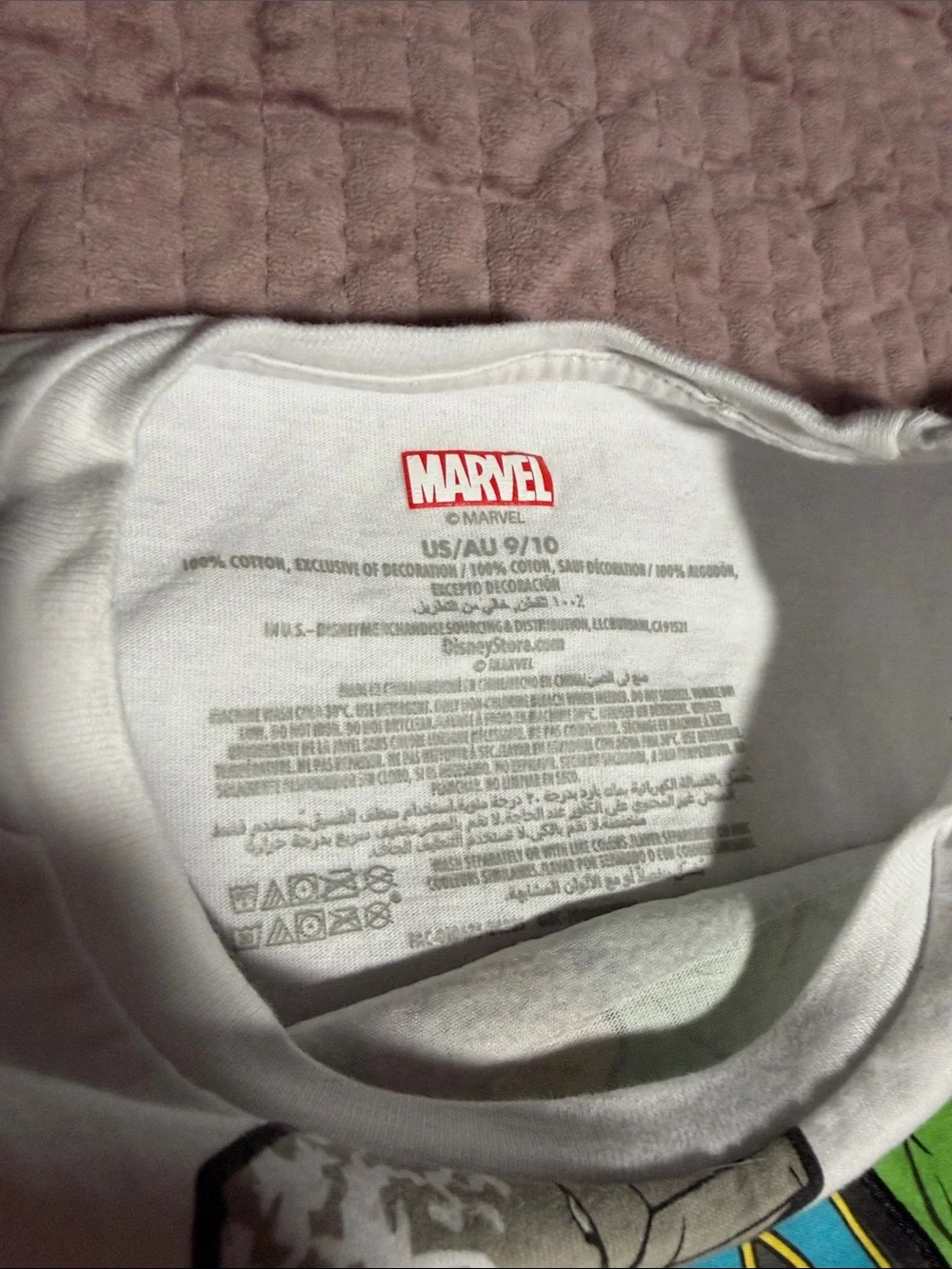 Kids marvel shirt